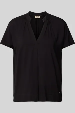 Mos Mosh T-shirt met V-hals, model 