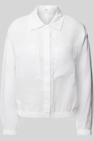 QS by s.Oliver Blazer met platte kraag