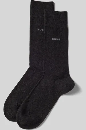 HUGO BOSS Sokken met labelprint in een set van 2 paar