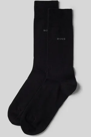 HUGO BOSS Sokken met labelprint in een set van 2 paar