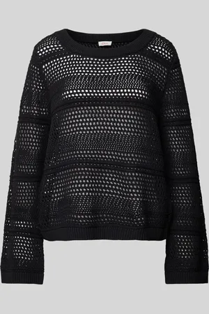 QS by s.Oliver Gebreide pullover met ajourpatroon, model 