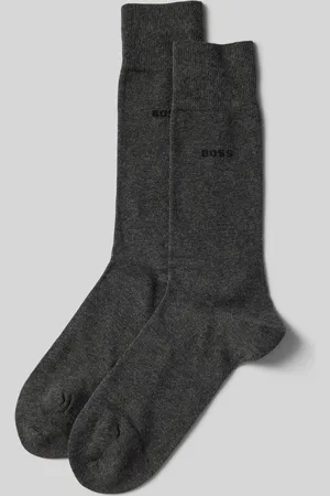 HUGO BOSS Sokken met labelprint in een set van 2 paar