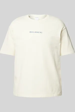 SELECTED T-shirt met statementprint, model 