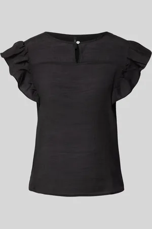 VERO MODA Blouse met druppelvormige hals