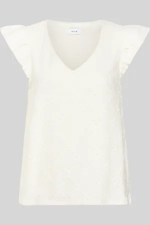 VILA Blouse met V-hals, model 