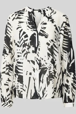 Comma, Blouse met tuniekkraag