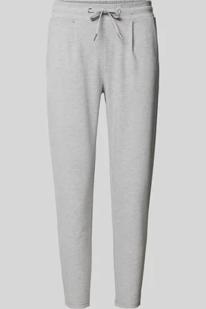 Ichi Sweatpants met verkorte pasvorm, model 