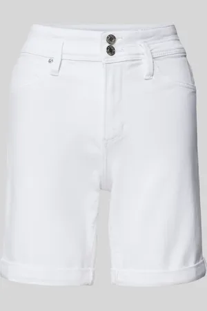 QS by s.Oliver Korte regular fit jeans met riemlussen