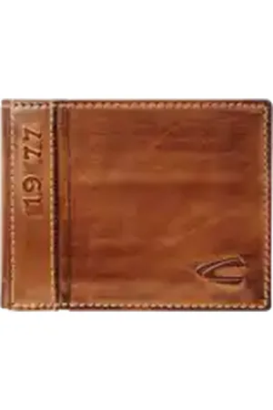 Camel Active Leren portemonnee in retrolook