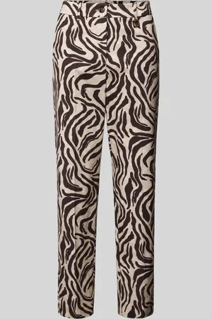 JOOP! Stoffen broek met dierenprint