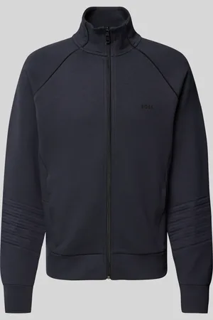 HUGO BOSS Sweatjack met labelprint, model 