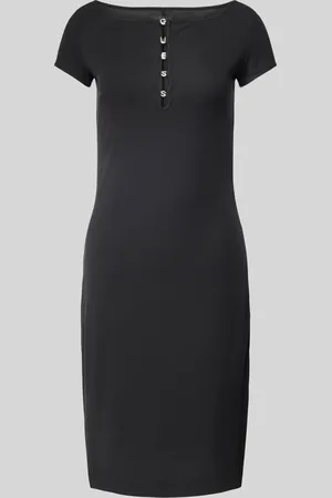 Guess Knielange jurk in riblook, model 