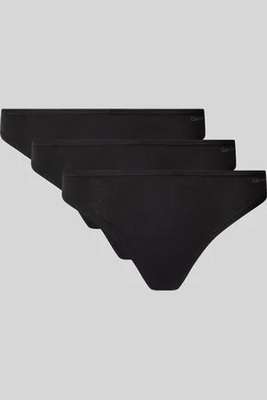 Calvin Klein String met labelstitching in een set van 3 stuks
