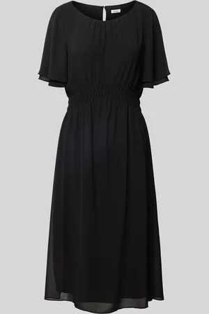 QS by s.Oliver Midi-jurk met elastische tailleband