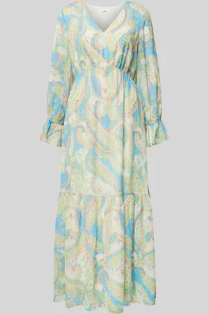 QS by s.Oliver Maxi-jurk met V-hals