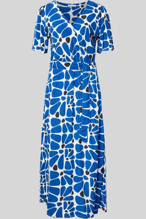 TOM TAILOR Midi-jurk met strikceintuur