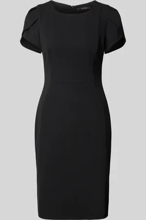Vera Mont Knielange cocktailjurk met ronde hals