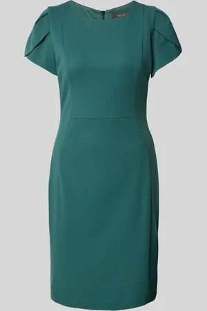 Vera Mont Knielange cocktailjurk met ronde hals