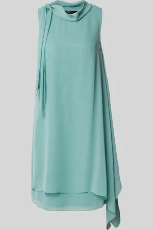 Vera Mont Knielange cocktailjurk met asymmetrische zoom