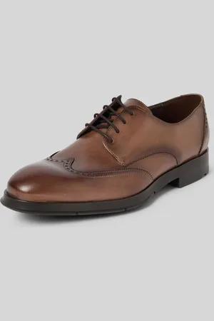Lloyd Leren derbyschoenen met siernaden, model 