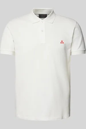 Peuterey Regular fit poloshirt met logostitching, model 