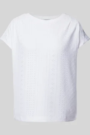 Oui T-shirt met broderie anglaise