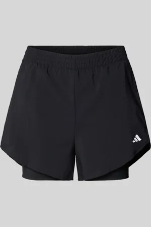 adidas Korte loose fit broek in dubbele-laagjeslook
