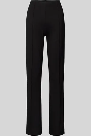 More & More Bootcut stoffen broek met vaste persplooien