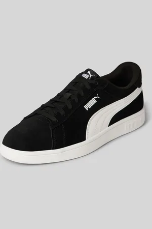 PUMA Leren sneakers met labeldetails, model 