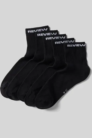 Review Sokken met labeldetails in een set van 5 paar