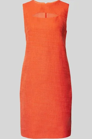 Marc Cain Knielange jurk met cut-out
