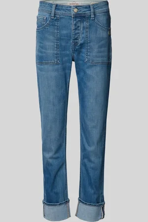 Gang Boyfriend jeans met labeldetail, model 