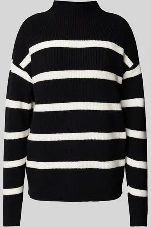 VILA Gebreide pullover met opstaande kraag, model 