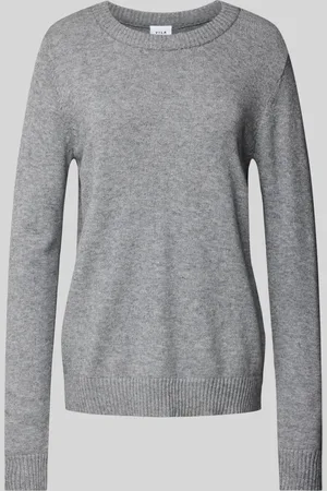 VILA Gebreide pullover met ribboorden, model 