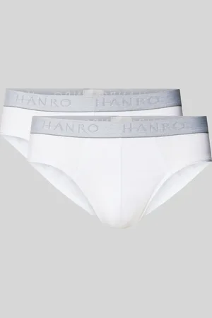 Hanro Slip met labeldetails in een set van 2 stuks
