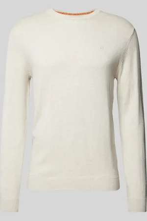 TOM TAILOR Gebreide pullover met labelstitching, model 