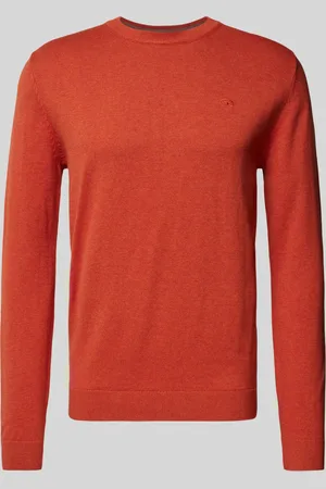 TOM TAILOR Gebreide pullover met labelstitching, model 