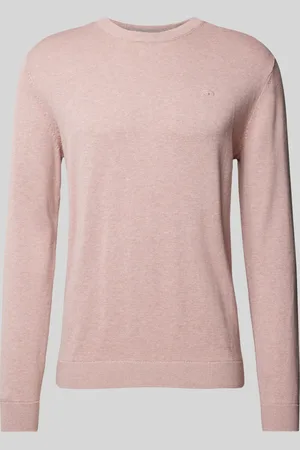 TOM TAILOR Gebreide pullover met labelstitching, model 