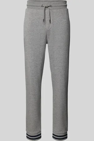 Daniel Hechter Regular fit sweatpants met labeldetail