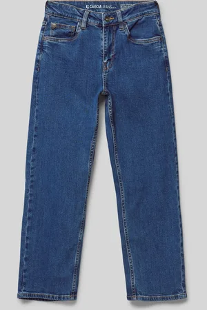 Garcia Wide leg jeans met Franse steekzakken, model 