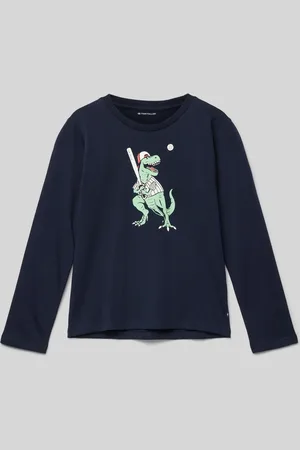TOM TAILOR Regular fit shirt met lange mouwen en motiefprint