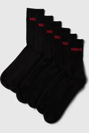 HUGO BOSS Sokken met labelprint in een set van 6 paar