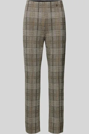 Marc Cain Broek met labeldetail en elastische band