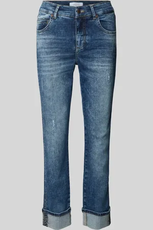 Angels Cropped jeans in used-look, model 