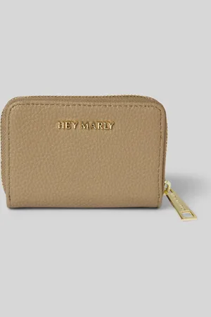 HEY MARLY Portemonnee met labeldetail, model 