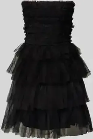 Lace & Beads Cocktailjurk in bandeaudesign