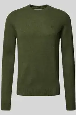 McNeal Wollen pullover met labelstitching
