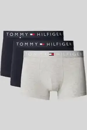 Tommy Hilfiger Boxershort met elastische band met label in een set van 3 stuks