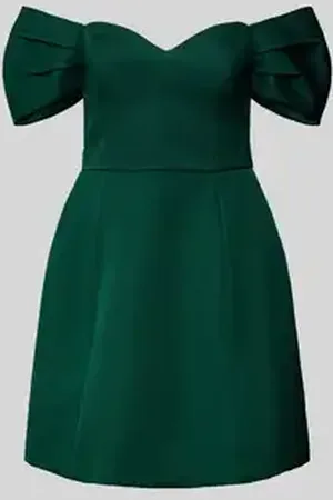 Forever New Off shoulder-cocktailjurk met plooien