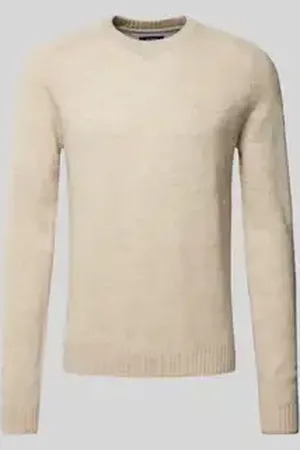McNeal Wollen pullover met labelstitching